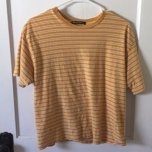 Brandy Melville yellow short sleeve